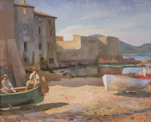 Le Petit Port, St Tropez, 1922